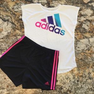 Adidas Short and Tee Set
